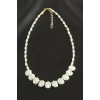 Oval Arpa Kesim İnci Kolye
