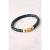 Oval Bambu Ahşap Bileklik 8 mm