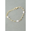 Oval Kristal Taşlı Bileklik