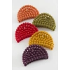 Oval Renkli Mandal Toka 6 cm