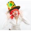 Palyaço Şapkası Rengarenk Puantiyeli 19 cm