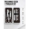 Paslanmaz Çelik Kişisel Bakım Seti – 7 Parça