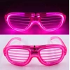 Pembe Led Işıklı Parti Gözlüğü - Neon 3 Modlu