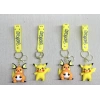 Pikachu Raichu Silikon Anahtarlık