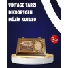 Piyano Tasarım Müzik Kutusu Balerin Figürü ve Takı Bölmeli