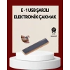 Plazma Ark Teknolojili Elektrikli Çakmak – Dokunmatik, LED Göstergeli, Şarj Edilebilir