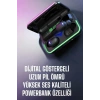 Powerbank Özellikli Kablosuz Bluetooth Kulaklık RGB Işıklı