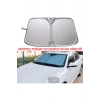 Premium Katlanır Oto Ön Arka Cam Güneşliği Metalize Isı Yalıtımlı Çantalı 150x70cm