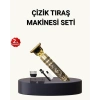 Profesyonel Çizik Tıraş Makinesi – T Çelik lı, 120 Dakika Şarjlı Kullanım, 3 Başlıklı