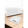 Q Klavye Beyaz Klavye Ve Mouse Seti Kablosuz USB Girişli