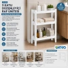 RAFTY 3 KATLI SEPET ORGANİZER DÜZENLEYİCİ RAF ÜNİTESİ 465X145X500MM (5047)