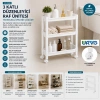 RAFTY 3 KATLI TEKERLEKLİ SEPET ORGANİZER DÜZENLEYİCİ RAF ÜNİTESİ 465X145X480MM (5047)