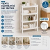 RAFTY 4 KATLI SEPET ORGANİZER DÜZENLEYİCİ RAF ÜNİTESİ 465X145X690MM (5047)