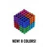 Renkli 216 Mıknatıs Neocube Mıknatıs 5mm Neodyum