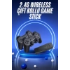 Retro Game Stick Çift Kol Kablosuz Atari Oyun Konsolu 2.4g Uyumlu