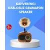 Retro Tasarımlı Mini Bluetooth Hoparlör ve FM Radyo Çoklu Medya