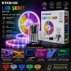 RGB 3ÇİP KUMANDALI ŞERİT LED 5MT (5047)