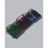 RGB Aydınlatmalı Klavye Mouse Seti – USB Bağlantılı, Türkçe Q, Ayarlanabilir DPI, Ergonomik Yapı