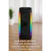 RGB Işıklı Çift Hoparlörlü Taşınabilir Bluetooth Speaker ve Mikrofon