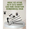 RGB LED Araç İçi Aydınlatma – Kumandalı Sistem
