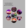 RGB LED Disko Topu Projektör – Ev Partileri, Doğum Günleri ve Eğlence İçin Işık Şovu
