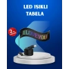 RGB Renkli LED Ekran Tabela USB Bağlantılı ve Kayan Yazı Destekli