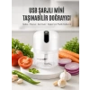 Rondo Doğrayıcı 250 ML Taşınabilir USB Şarjlı Pratik El Rondo Blender Yeni Nesil