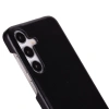 Samsung Galaxy S25 Uyumlu, Hakiki Deri, El Yapımı Arka Kapak, Kömür Siyah