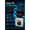 Şarj Kutulu Kulak Kancalı Bluetooth Kulaklık Mikrofonlu Müzik Ve Görüşme Uyumlu