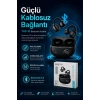 Şarj Kutulu Kulak Kancalı Bluetooth Kulaklık Mikrofonlu Müzik Ve Görüşme Uyumlu