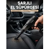 Şarjlı Araç İçi El Süpürgesi ve Hava Pompası