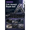 Şarjlı El Tipi Araç İçi Süpürge Ve Basınçlı Hava Üfleme Cihazı Başlıklı Set