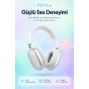 Şarjlı Kulak Üstü Stereo Kulaklık Bluetooth Uyumlu Müzik Ve Görüşme Destekli