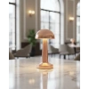 Şarjlı LED Masa Lambası 3 Kademe Dokunmatik Bronz Modern Tasarım
