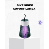 Şarjlı Mor Işıklı Sivrisinek Öldürücü Lamba – Sessiz ve Kimyasal İçermez