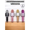 Şarjlı ve Uzun Pil Ömürlü Karaoke Mikrofon USB Bellek Destekli, Profesyonel Ses