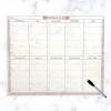 Şeffaf Kendiliğinden Yapışkanlı Kalemli Haftalık Planlayıcı 40cm-50cm (5047)