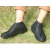 Silikon Ayakkabı Kılıfı Kaymaz Su Kir Geçirmez   L Beden Siyah (5047)