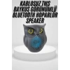 Siyah Bluetooth Hoporlör Baykuş Speaker Bluetooth 5.0 Bağlantılı