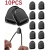 Siyah Çok Amaçlı Yapışkanlı Kanca 10 lu