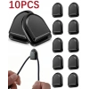 Siyah Çok Amaçlı Yapışkanlı Kanca 10 lu