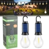 Solar Güneş Enerjili Led Ampul 3 Modlu Uzaktan Kumandalı Solar Camping Lamp (5047)