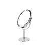 sonx Oval Masaüstü Ayaklı 360° Dönebilen çift taraflı büyüteçli krom ayna 18X10cm