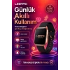 Spor Modlu Kablosuz Şarjlı Akıllı Saat Mesaj Bildirimli Rose Gold Tasarımlı Model