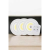 Spot Lamba Led Işık 3lü Uzaktan Kumandalı Pilli Yapışkanlı Kablosuz