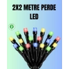 Su Geçirmez Pil Çalışan LED Perde Işık – İç ve Dış Mekan
