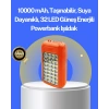 Suya Dayanıklı Güneş Paneli Destekli Powerbank ve Işıldak