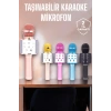 Taşınabilir Bluetooth Karaoke Mikrofon: Hafıza Kart Girişli, Etkileyici Performans
