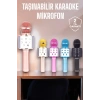 Taşınabilir Bluetooth Karaoke Mikrofon: Hafıza Kart Girişli, Etkileyici Performans