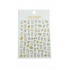 Tavşan Havuç Tattoo Dövme Sticker